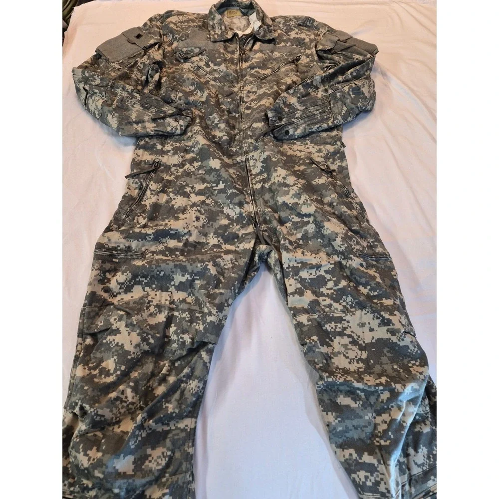 NEW US Military Mens UCP Digital Camo Flight Suit Coveralls Large Regular